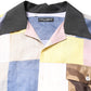 Multicolor Patchwork Short Sleeve Shirt