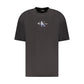 Black Cotton Women T-Shirt