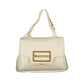 Beige Polyethylene Women Handbag