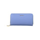 Light Blue Leather Women Wallet