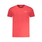 Red Cotton Men T-Shirt