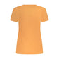 Orange Cotton Tops & T-Shirt