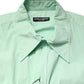 Green Cotton Short Sleeves Men Casual Shirt