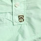 Green Cotton Short Sleeves Men Casual Shirt