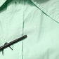 Green Cotton Short Sleeves Men Casual Shirt