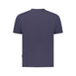 Blue Cotton Men T-Shirt