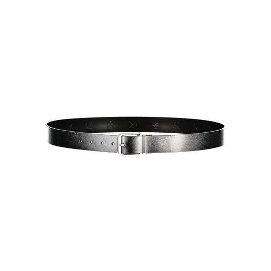 Black Leather Men Belt