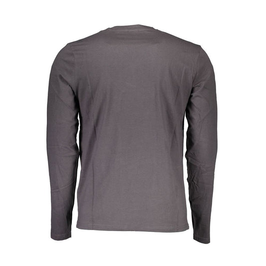 Brown Cotton Men T-Shirt