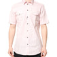 Pink Short Sleeves Cotton GOLD Casual Shirt