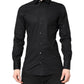Black GOLD Cotton Long Sleeves Dress Shirt