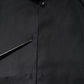 Black Cotton Long Sleeves Formal Dress Shirt