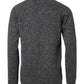 Gray Wool Knitted Round Neck Pullover Sweater