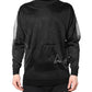 Black Logo Knitted Crewneck Pullover Sweater