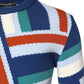 Multicolor Cashmere Knit Pullover Sweater