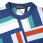 Multicolor Cashmere Knit Pullover Sweater