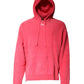 Red Cotton Knit Hooded Men Pullover Sweater
