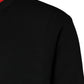 Black Nylon DGLogo Knit Men Pullover Sweater