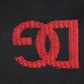 Black Nylon DGLogo Knit Men Pullover Sweater