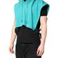 Green Cotton Hooded Men Sportswear Vest Sweater