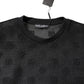 Black See Through Logo Short Sleeves T-shirt