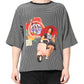 Black Graphic Print Short Sleeve T-shirt