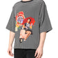 Black Graphic Print Short Sleeve T-shirt