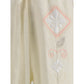 Embroidered linen Pants