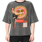 Black White Graphic Print Short Sleeve T-shirt