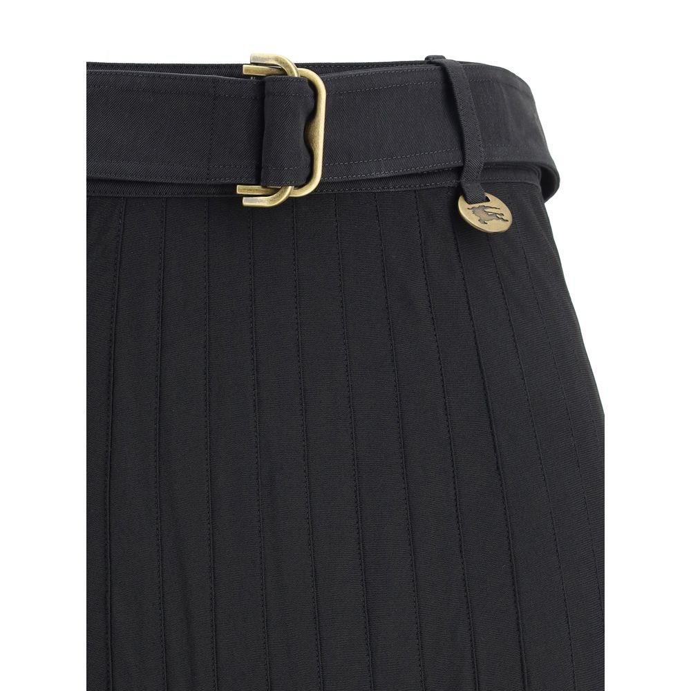 Pleated midi Skirt