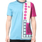 Multicolor Printed Logo Short Sleeve T-shirt
