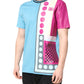 Multicolor Printed Logo Short Sleeve T-shirt