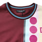Multicolor Printed Logo Short Sleeve T-shirt