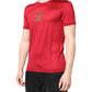 Red Silk DG Crown Logo Short Sleeve T-shirt