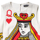 White Queen Of Hearts Sleeveless Maxi Dress