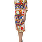 White Queen Of Heart Short Sleeve Midi Dress