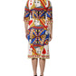 White Queen Of Heart Short Sleeve Midi Dress