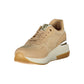 Beige Polyester Women Sneaker