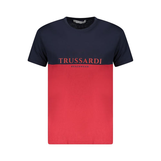 Red Cotton Men T-Shirt