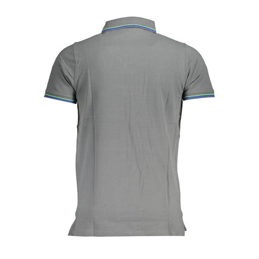 Brown Cotton Men Polo Shirt