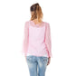 Pink Silk Women T-Shirt