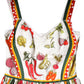 White Vegetables Sleeveless A-line Dress