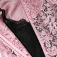 Pink Floral Lace Sleeveless Sheath Dress