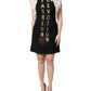Black Fashion Devotion Embellish Mini Dress
