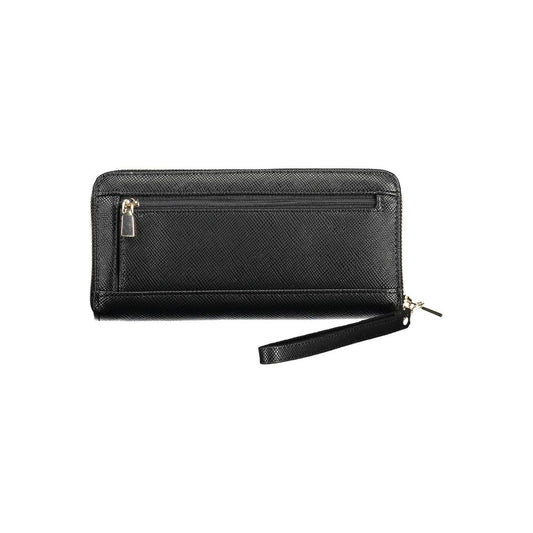 Black Polyethylene Women Wallet