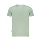 Green Cotton Men T-Shirt