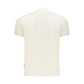 White Cotton Men Polo Shirt