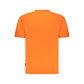 Orange Cotton Men T-Shirt