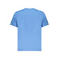 Light Blue Cotton Men T-Shirt