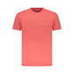 Pink Cotton Men T-Shirt