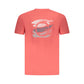 Pink Cotton Men T-Shirt
